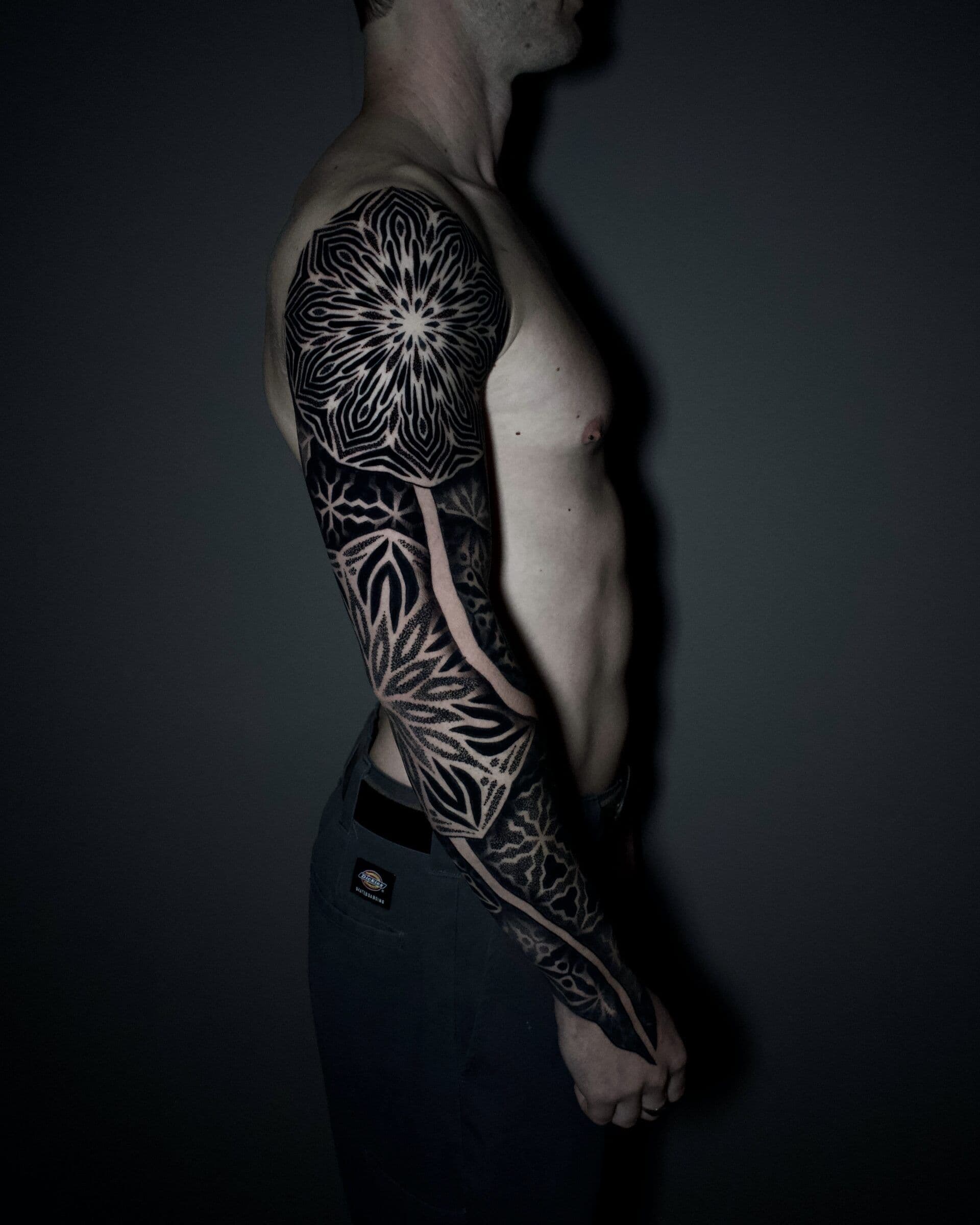 Sacred-geometry work by The Tattoo Temple